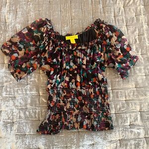 Catherine Malandrino colorful blouse